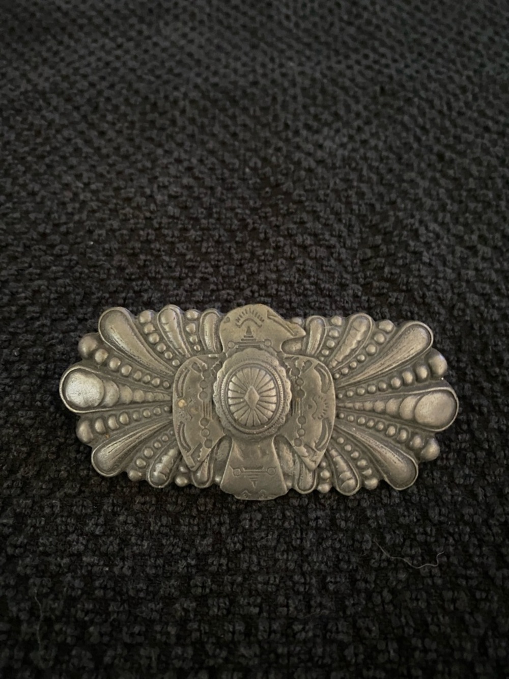 Ornate vintage hair clip